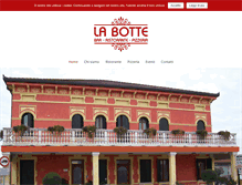 Tablet Screenshot of labottepizzeria.net